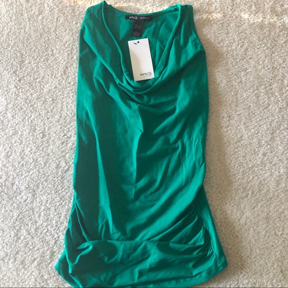 MNG by Mango green tank - Picture 1 of 4